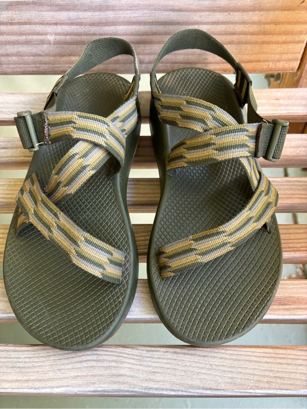 Chaco Olive Green Z Sandals